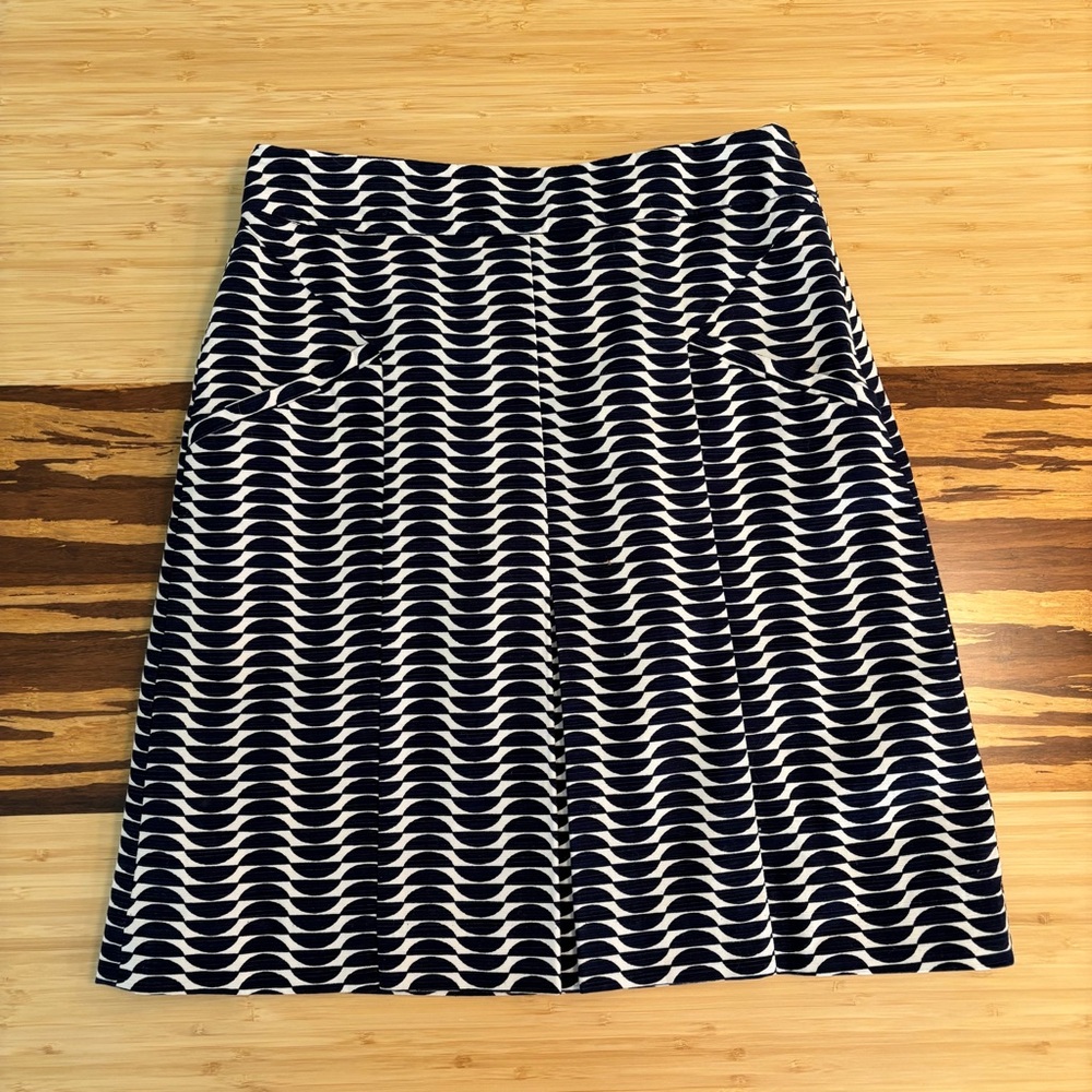 Boden A-line Geometric Print Skirt Size 2R